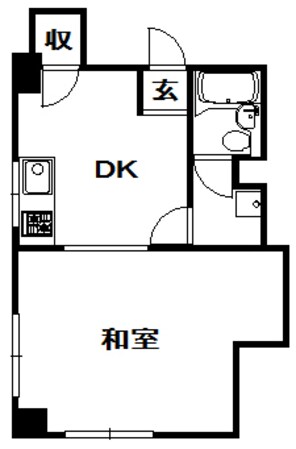 杉本マンションの物件間取画像